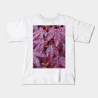 Japanese Acer Palmatum Atropurpurea Shrub Kids T-Shirt